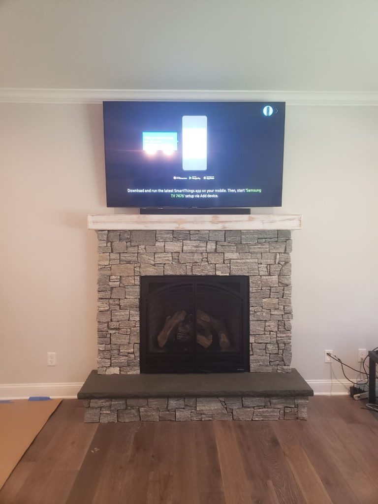 TV Installation. Wire concealement, Troy, NY. HandyDim