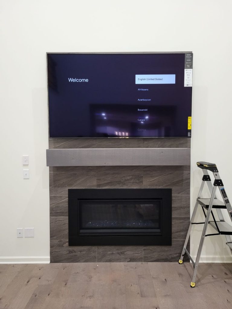 TV Installation. Wire concealement, Troy, NY. HandyDim