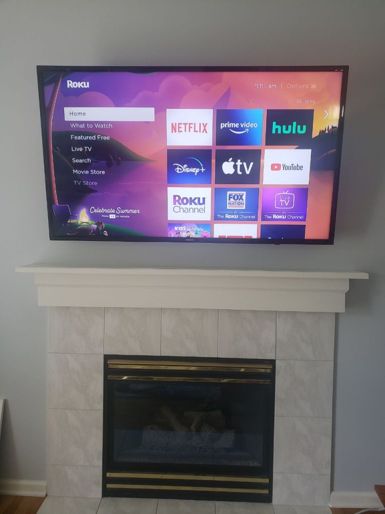 TV Installation. Wire concealement, Troy, NY. HandyDim