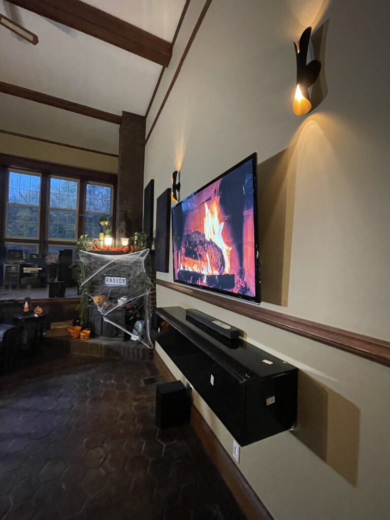 TV Installation. Wire concealement, Troy, NY. HandyDim